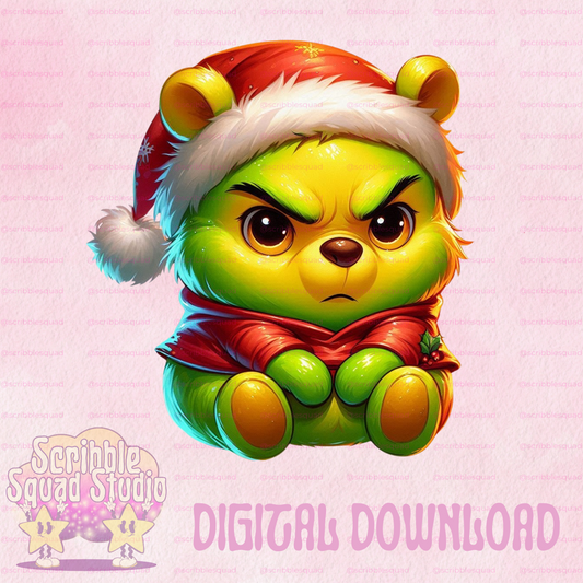 LITTLE GRUMPY BEAR PNG