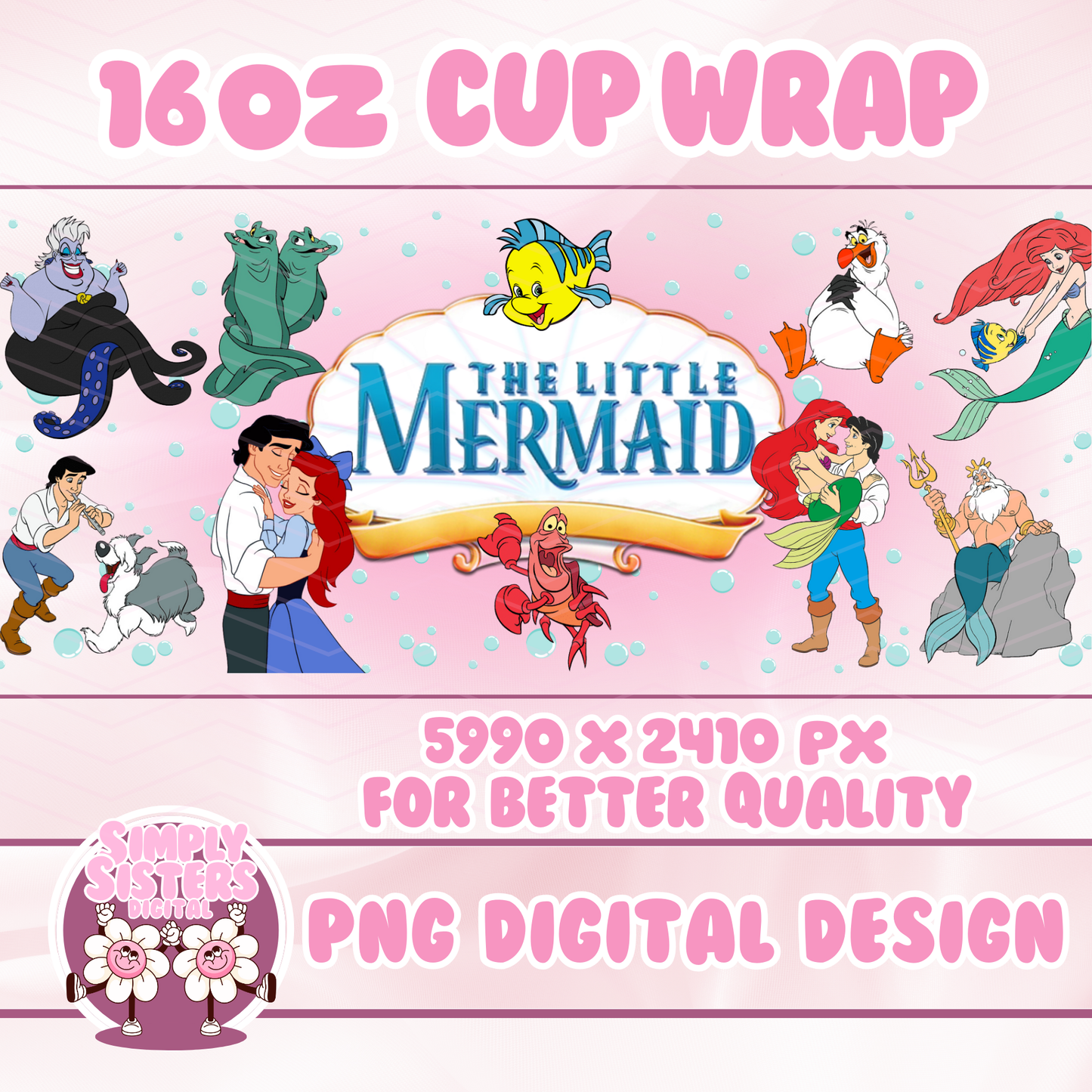 LITTLE MERMAID WRAP