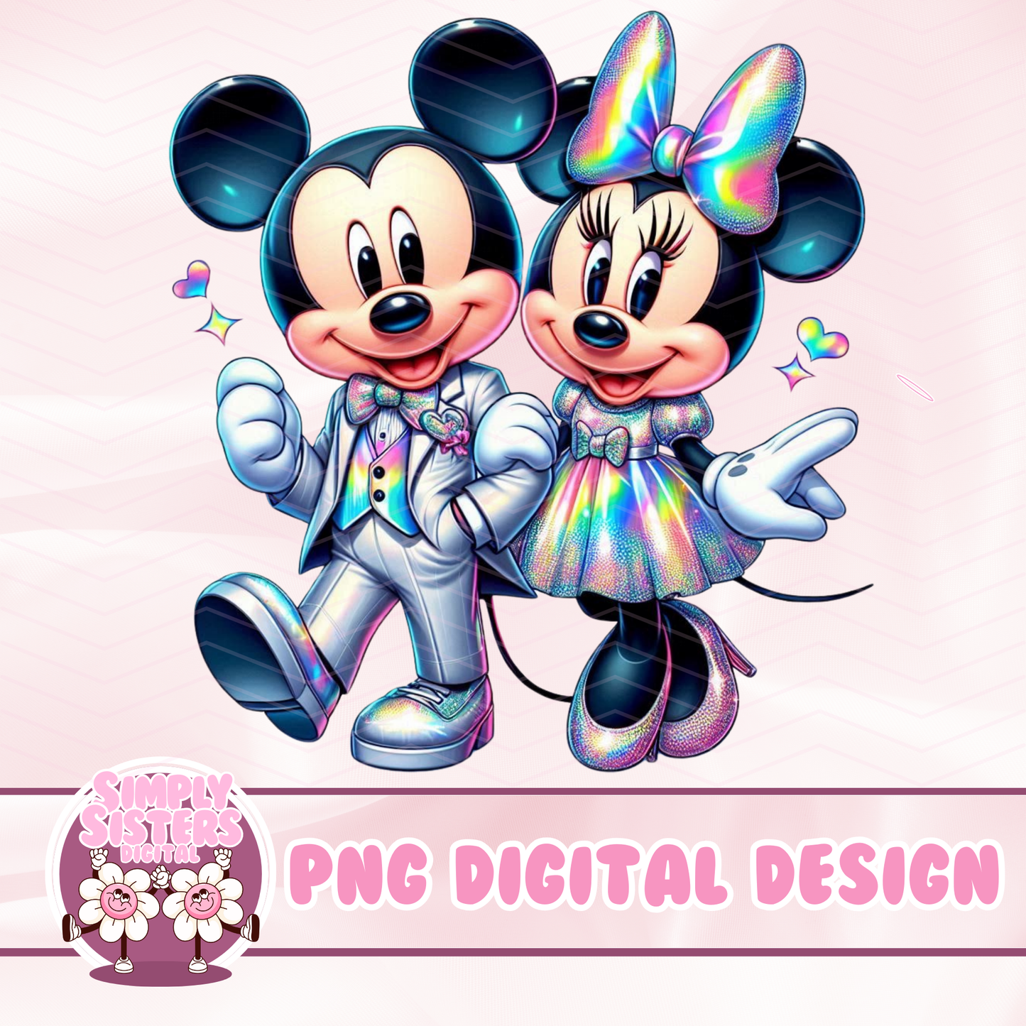 HOLOGRAPHIC DATE NIGHT MICKEY & MINNIE