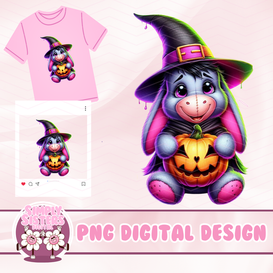 WITCHY EEYORE PNG
