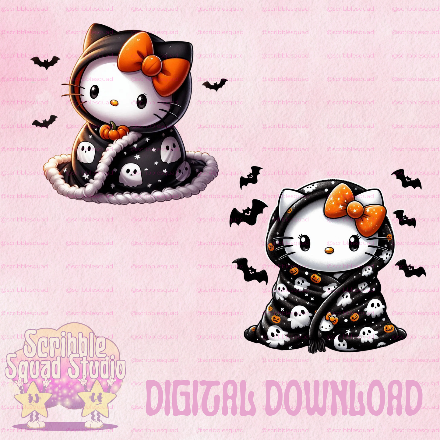 HELLO KITTY SPOOKY PNG