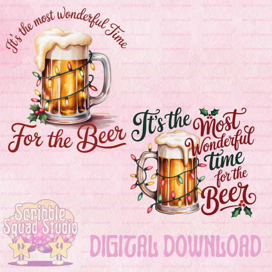 MOST WONDERFUL TIME OF BEER PNG