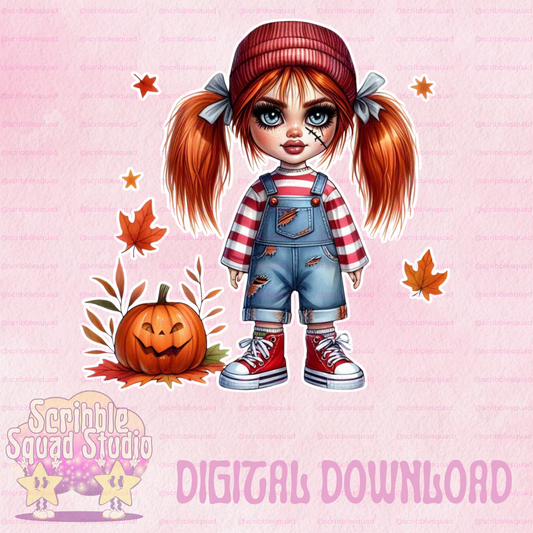 SPOOKY GIRL PNG