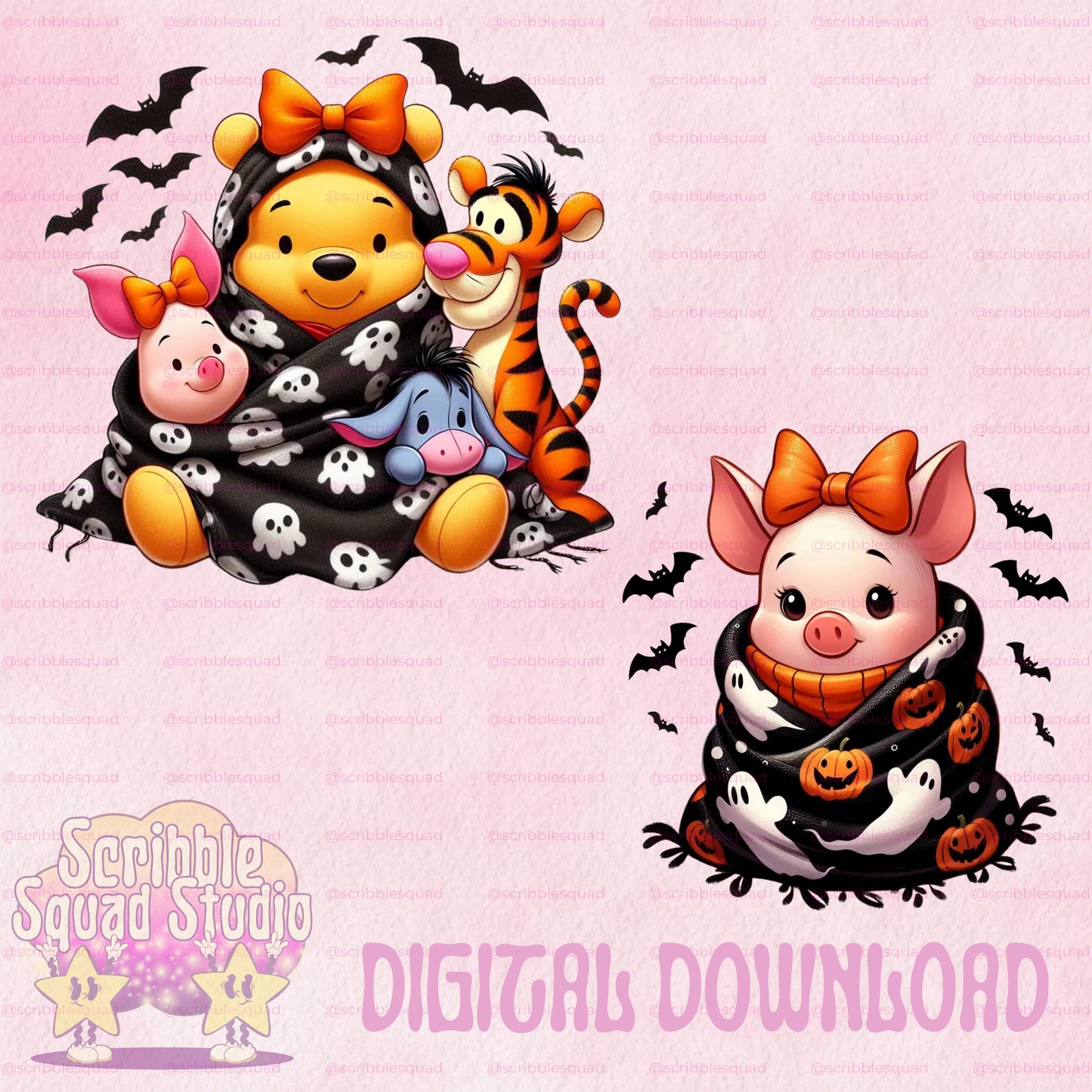 POOH AND FRIENDS PNG