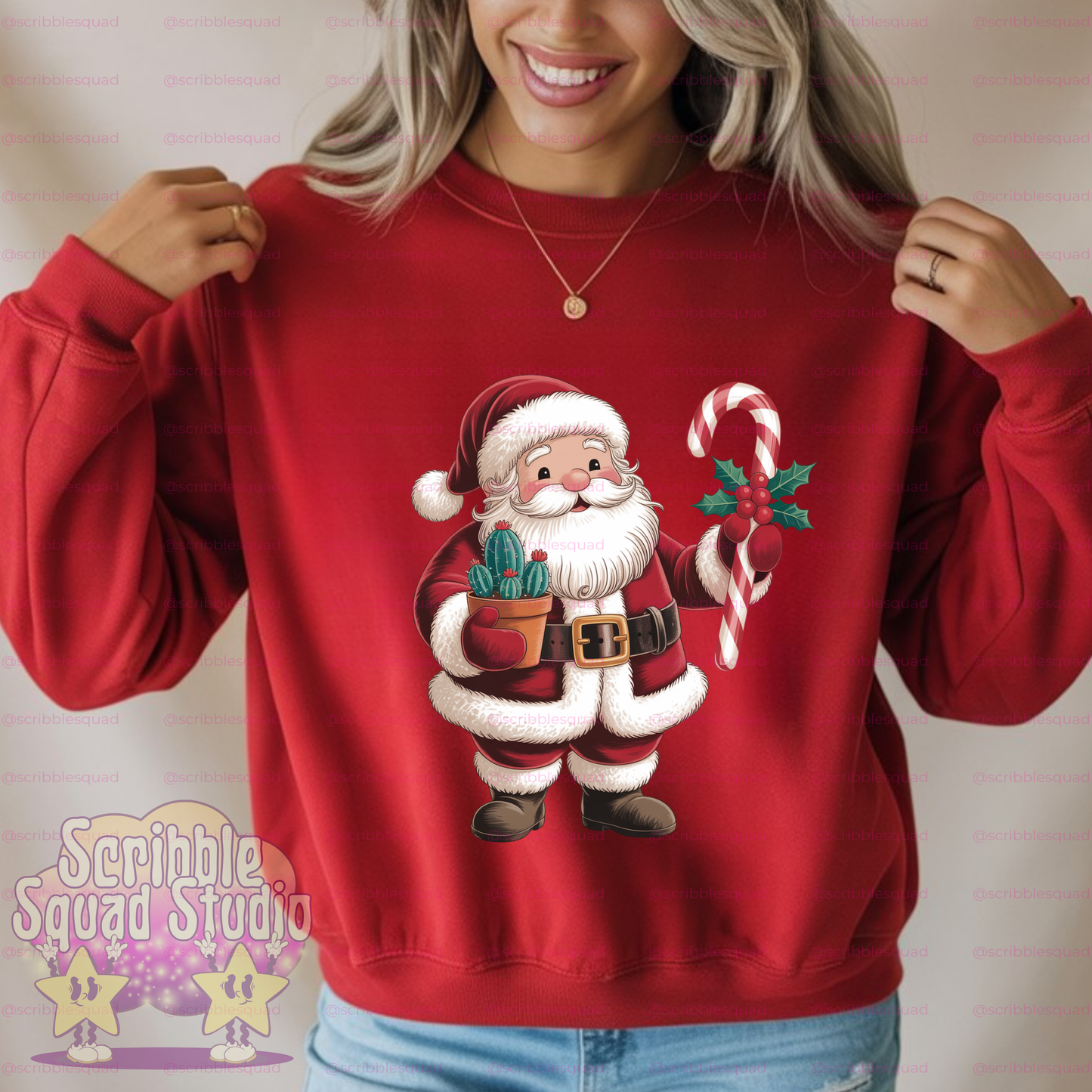 SANTA SUCCULANT PNG