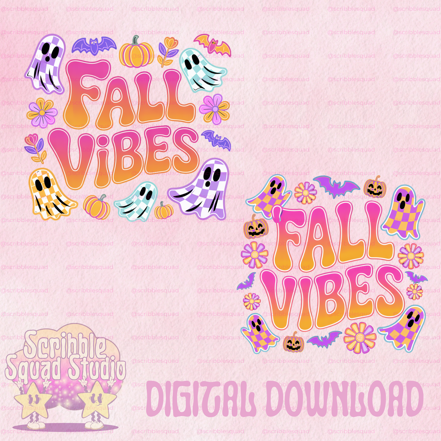 RETRO FALL VIBES PNG