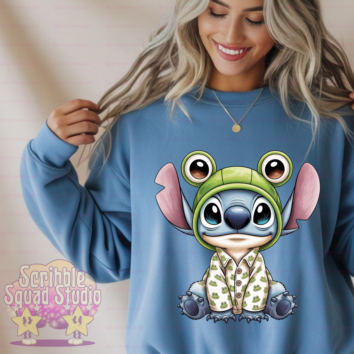 STITCH FROG PNG