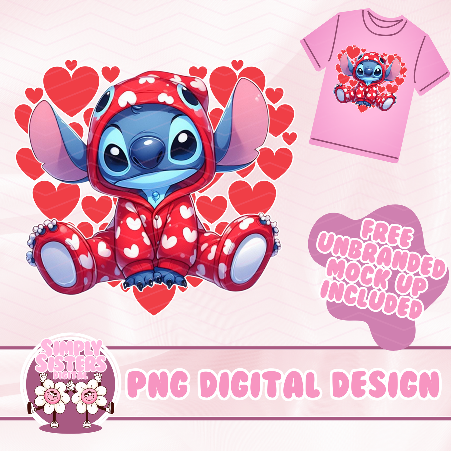 STITCH HEART PNG