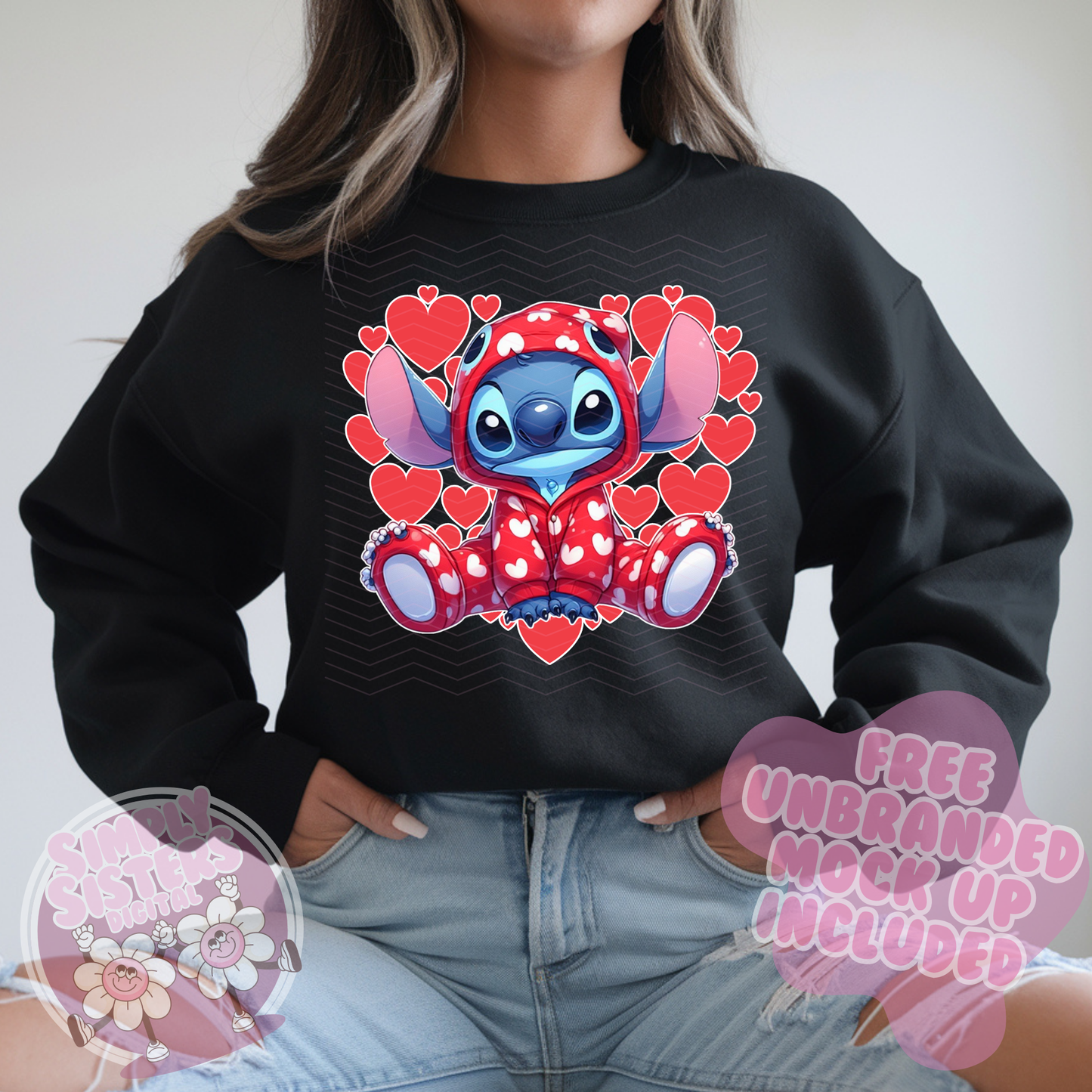 STITCH HEART PNG