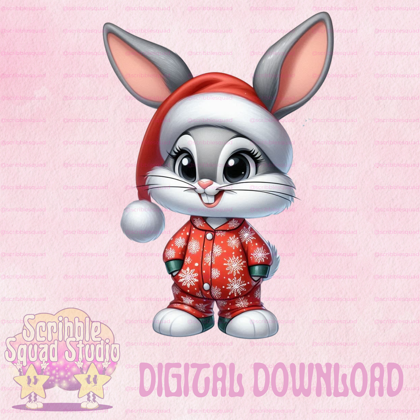FESTIVE BUNNY PNG