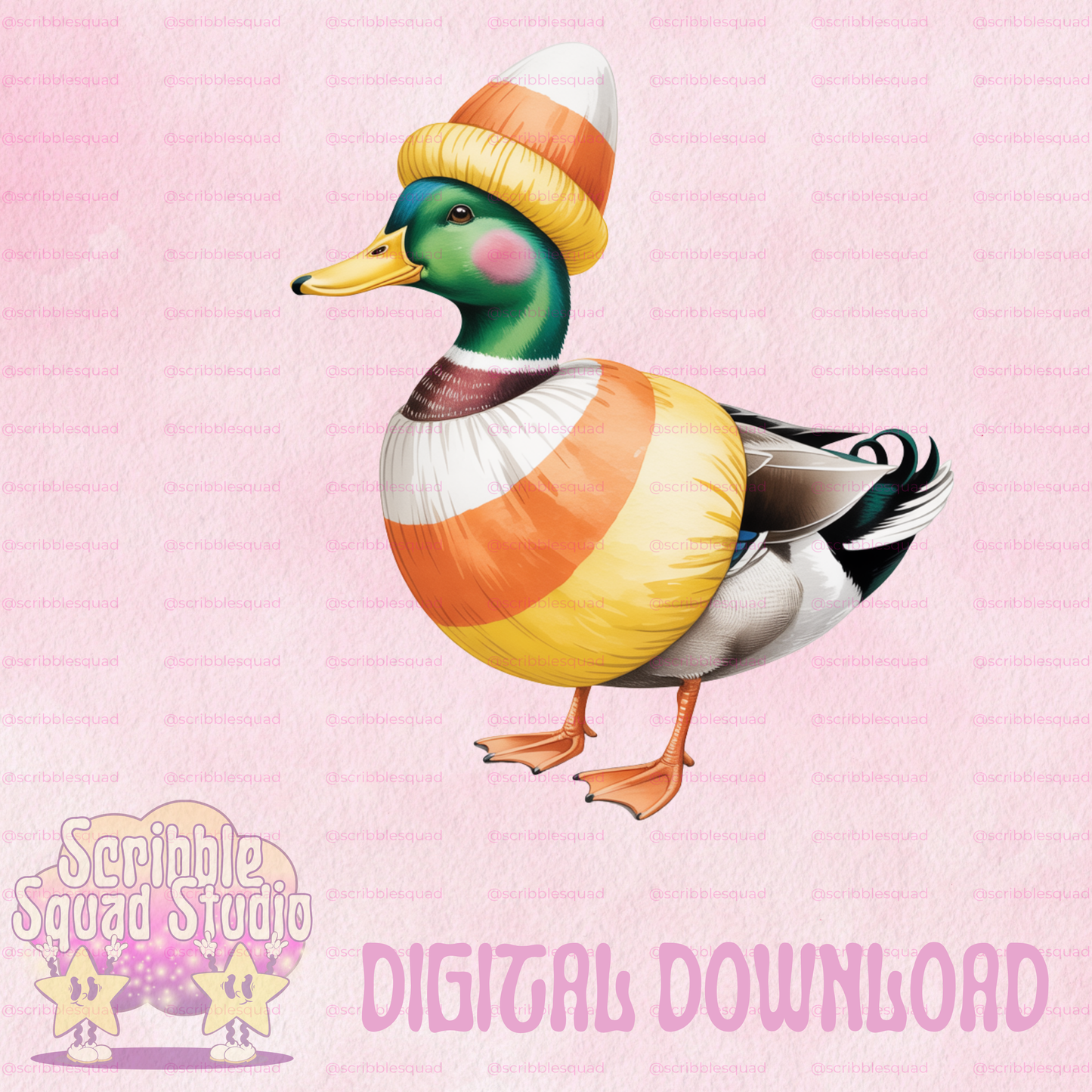 CANDY CORN DUCK PNG