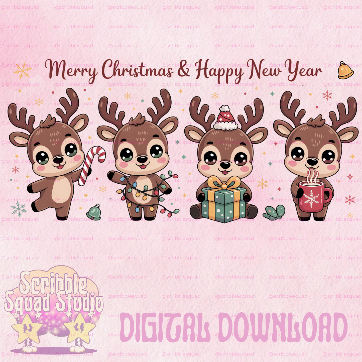 LITTLE REINDEER CHRISTMAS PNG