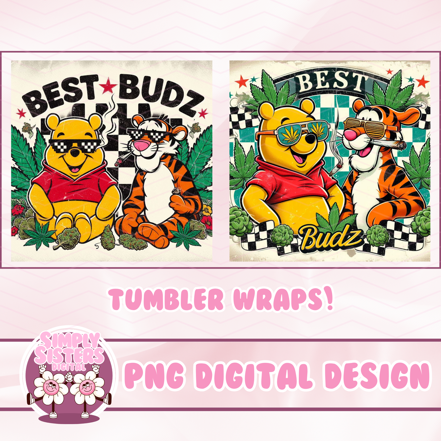 420 BEST BUDS POOH WRAPS