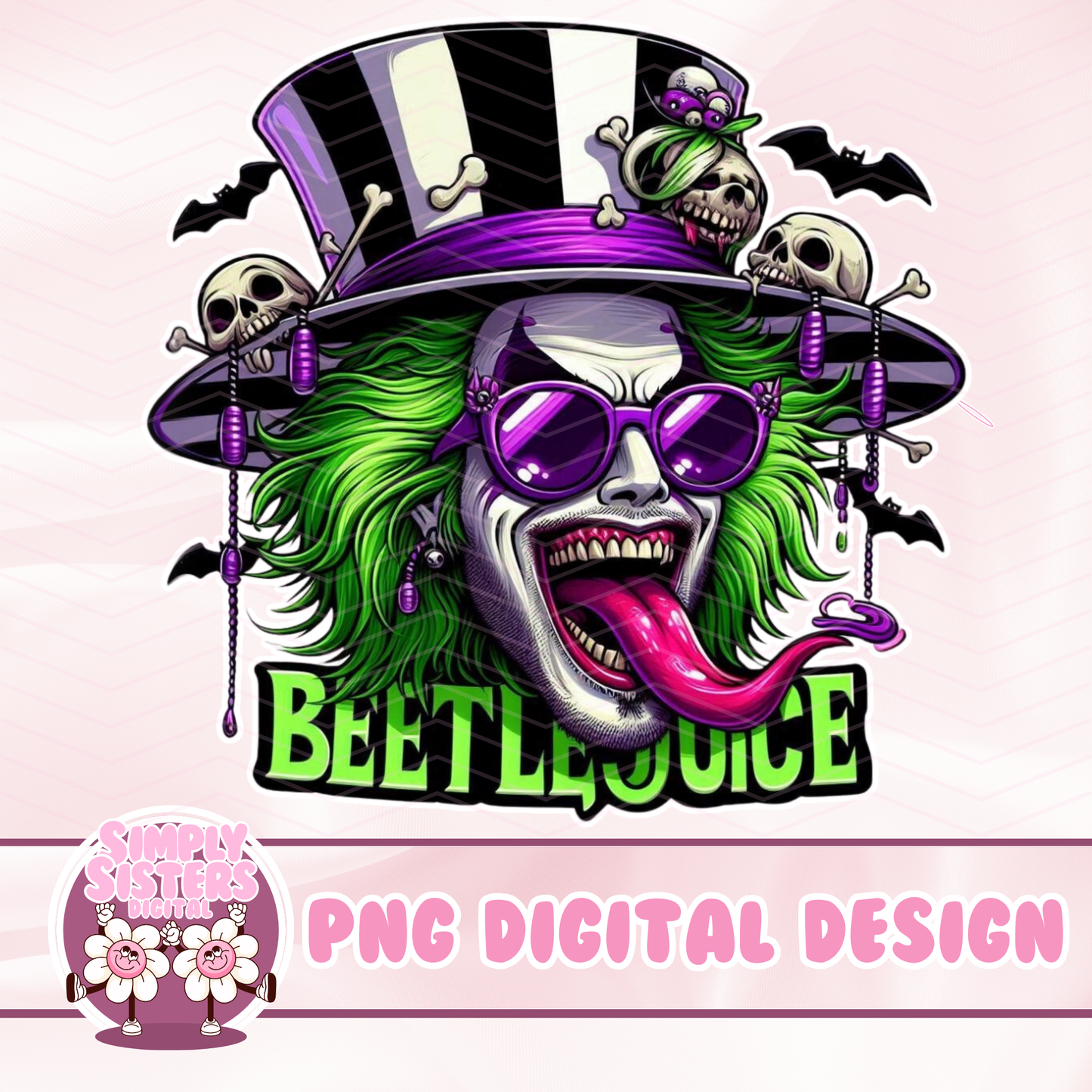 BEETLEJUICE TOP HAT PNG