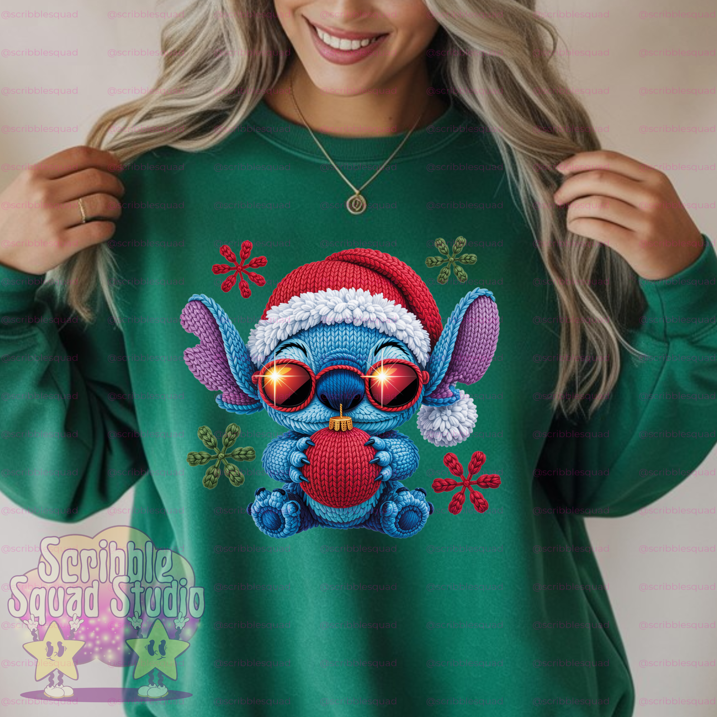 COOL CHRISTMAS STITCH PNG