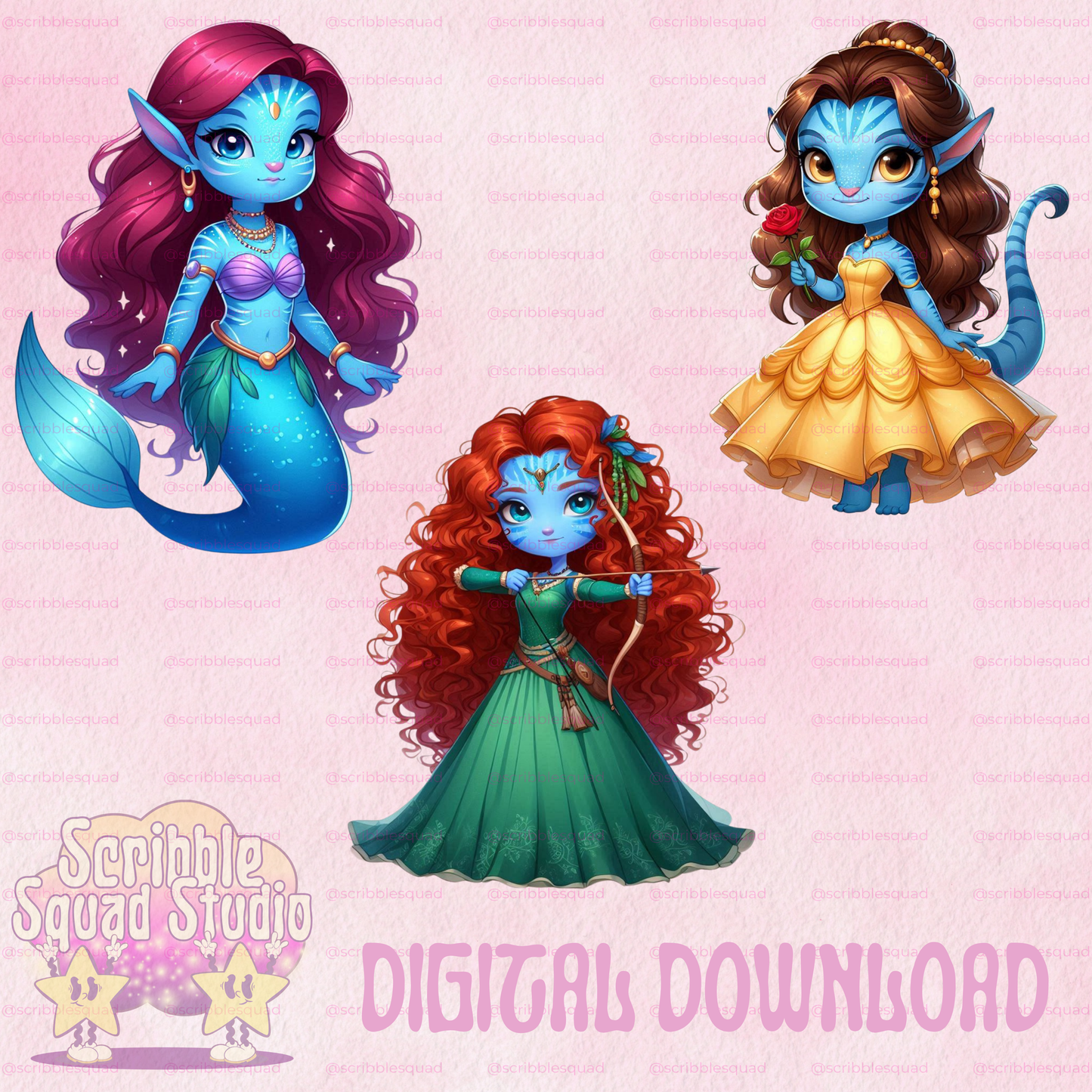 AVATAR PRINCESSES PNG