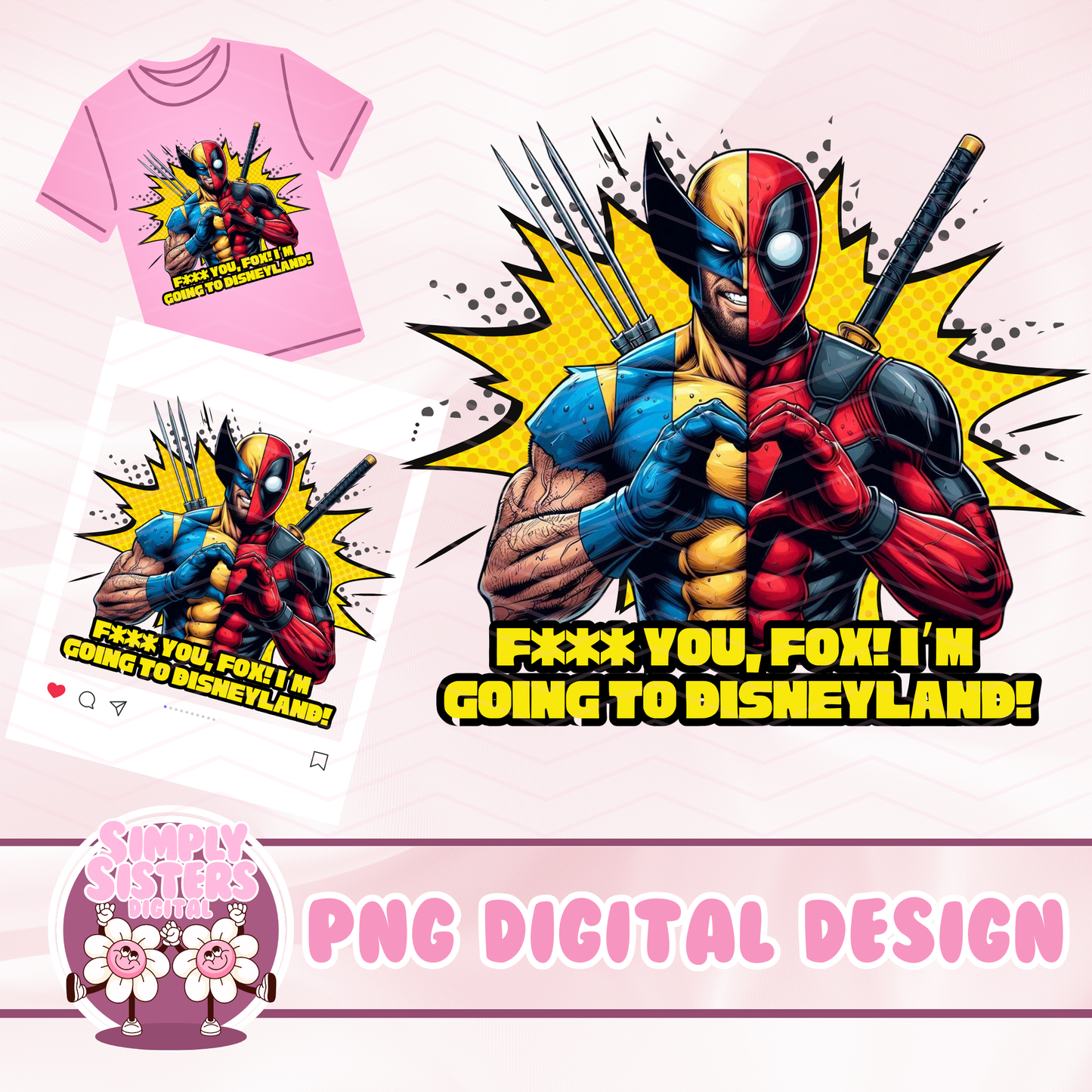 DEADPOOL & WOLVERINE GO TO DISNEYLAND