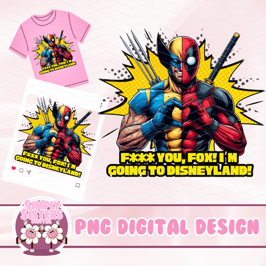 DEADPOOL & WOLVERINE GO TO DISNEYLAND