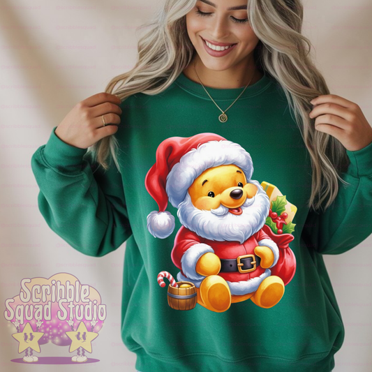 POOH SANTA PNG