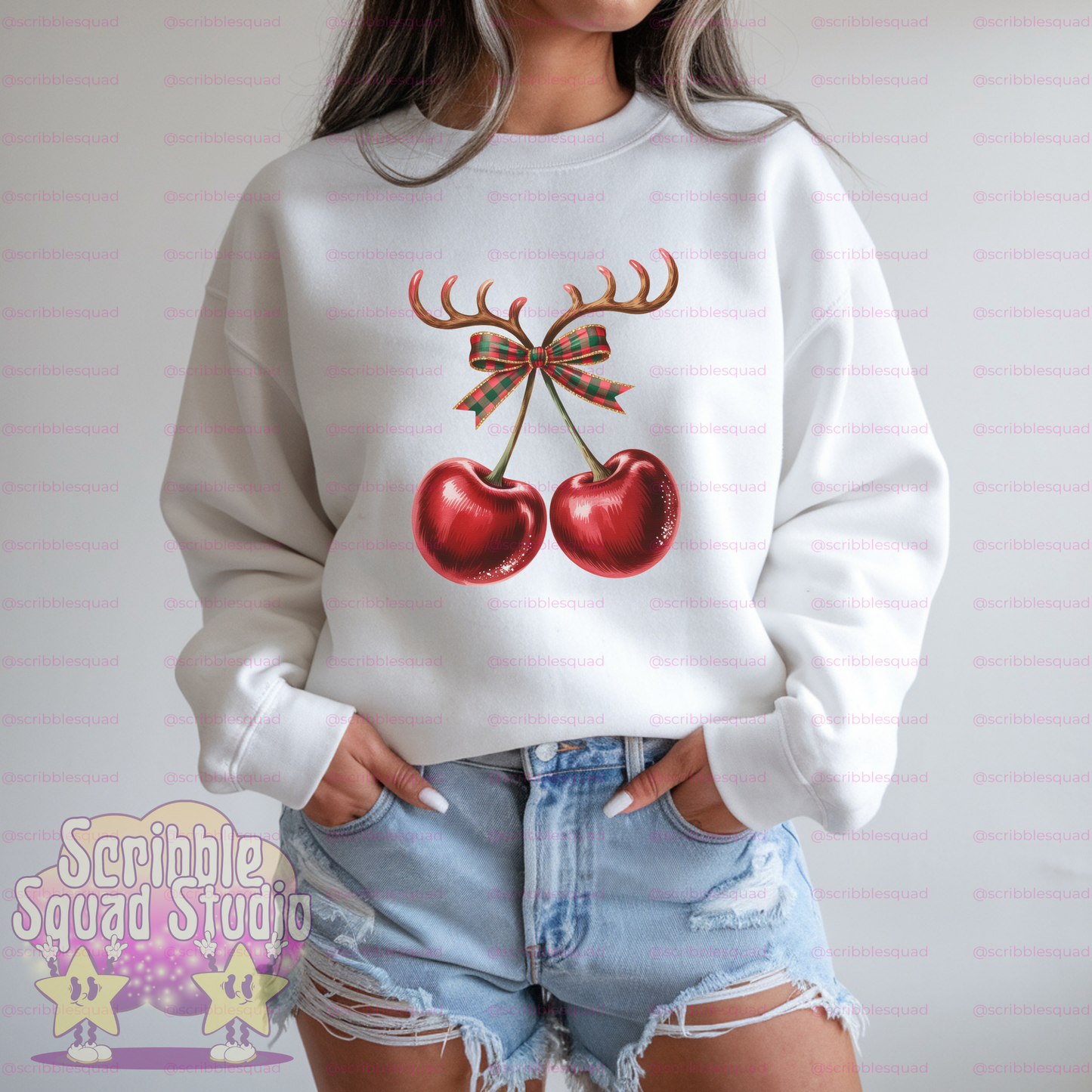 CHERRIES DEER PNG