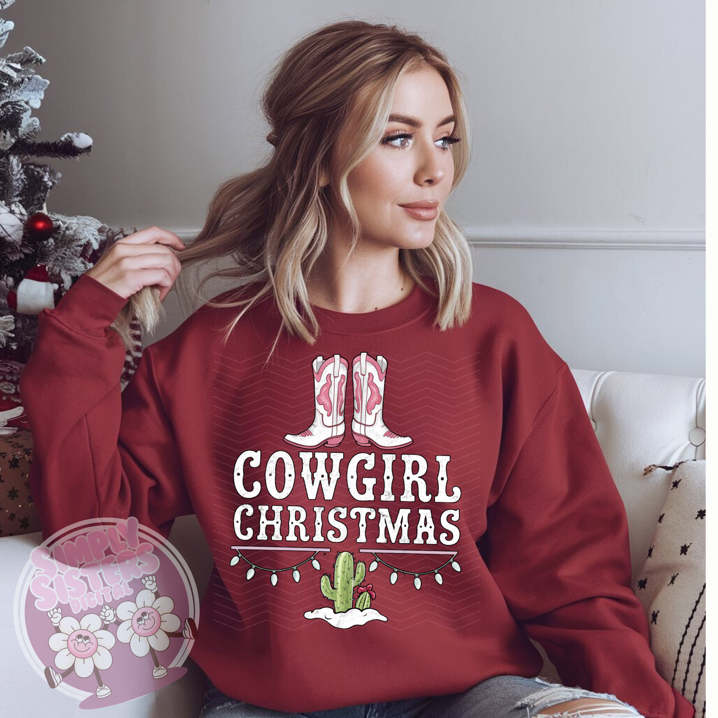 PINK COWGIRL CHRISTMAS