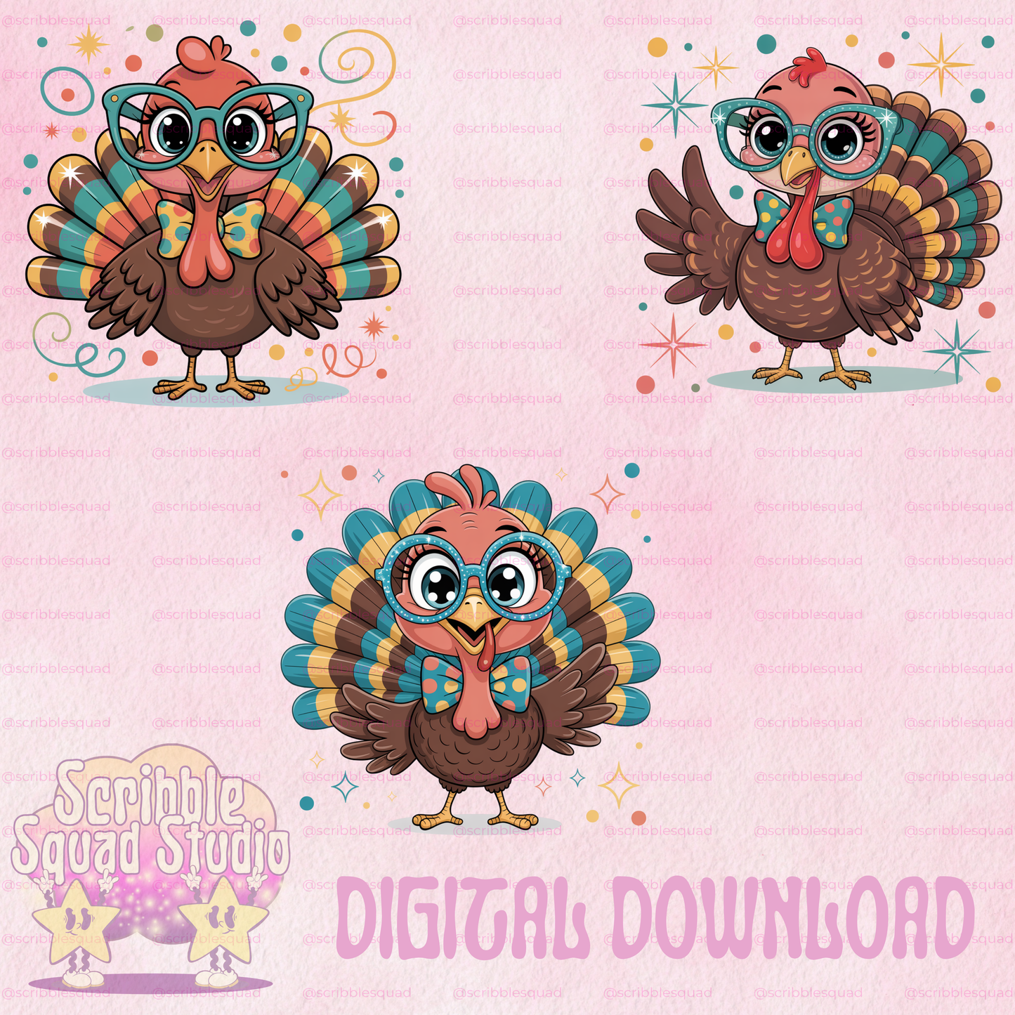 CUTE LITTLE TURKEY PNG