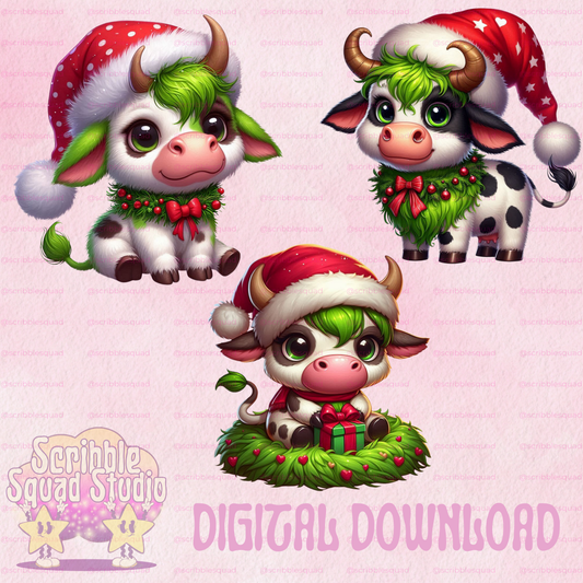 FESTIVE MOOS PNGS