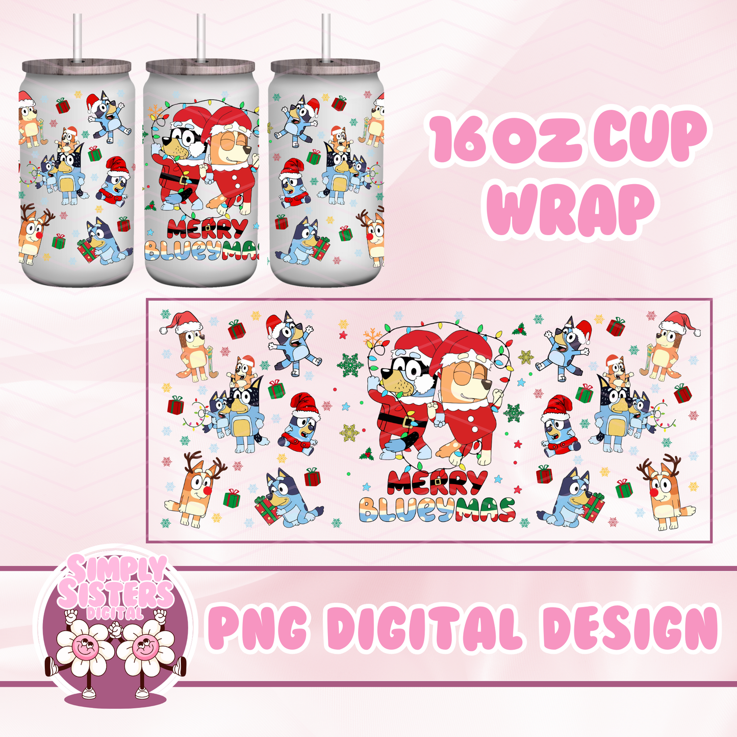 BLUEY CHRISTMAS WRAP