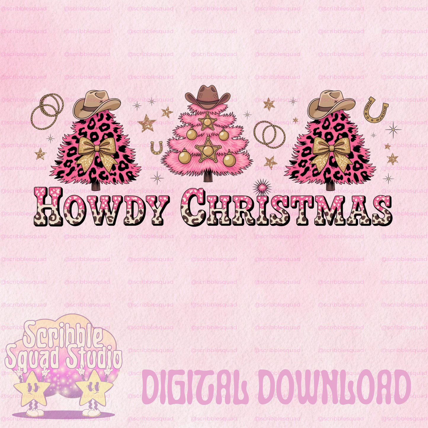 HOWDY PINK CHRISTMAS PINK