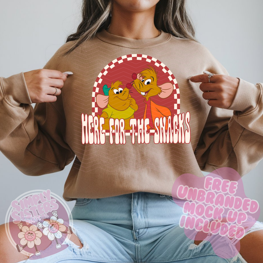 HERE FOR THE SNACKS PNG