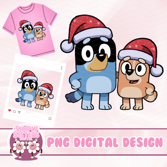 EMBROIDERED BLUEY PNG