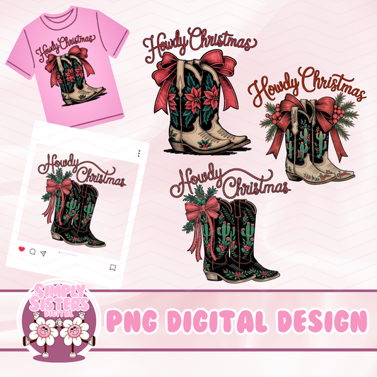 HOWDY CHRISTMAS BOOT BUNDLE