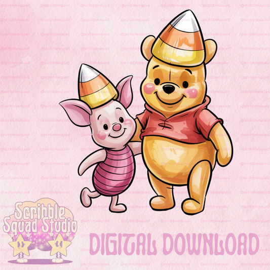 PIGLET & POOH PNG