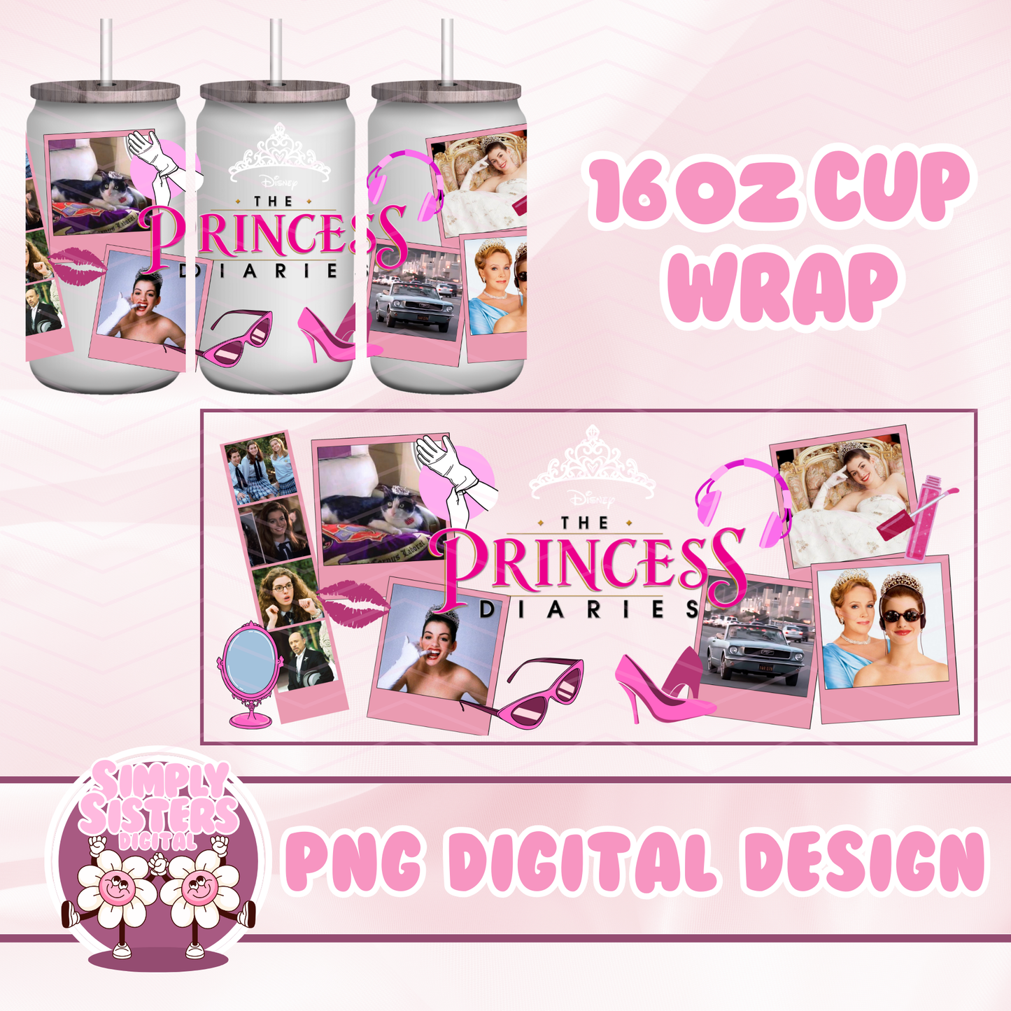 PRINCESS DIARIES CUP WRAP