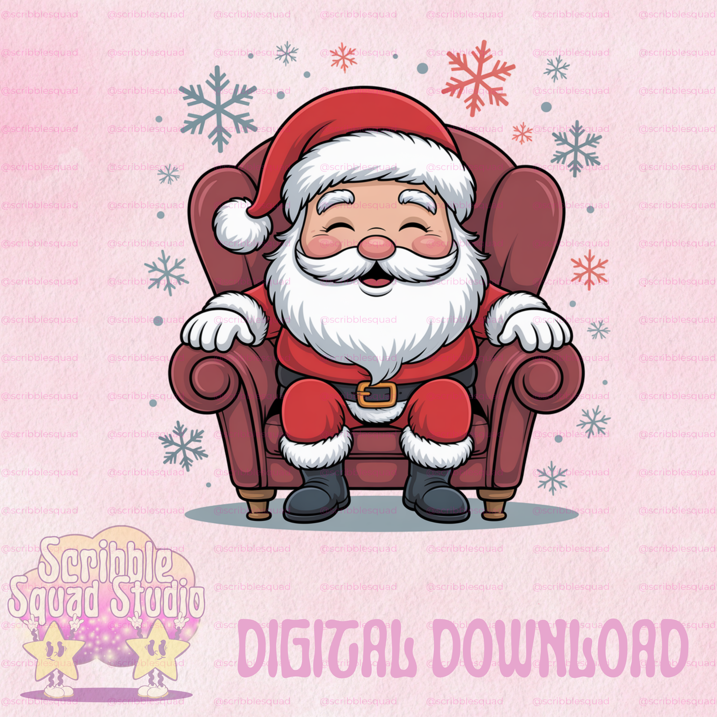 HAPPY SANTA PNG