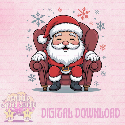HAPPY SANTA PNG