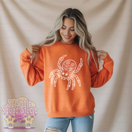 FLORAL SPIDER PNG