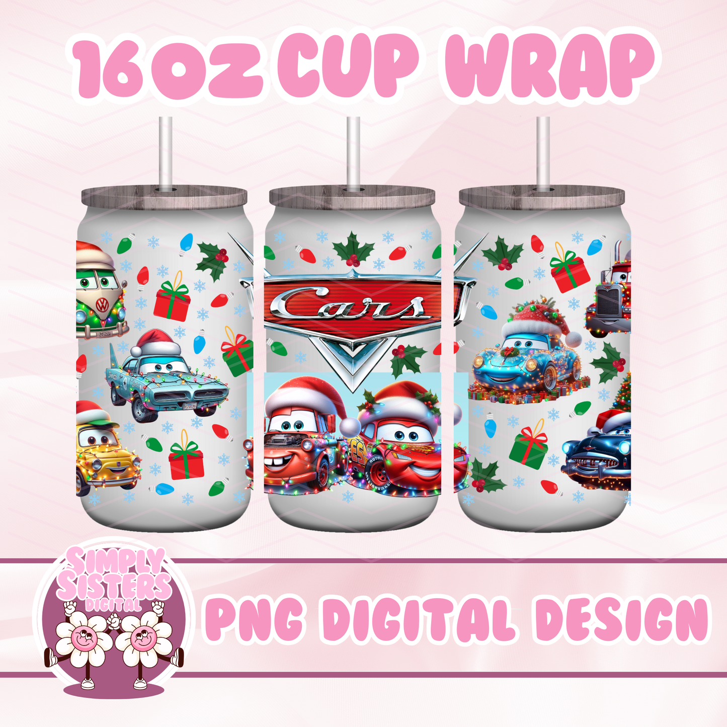 CARS CHRISTMAS CUP WRAP