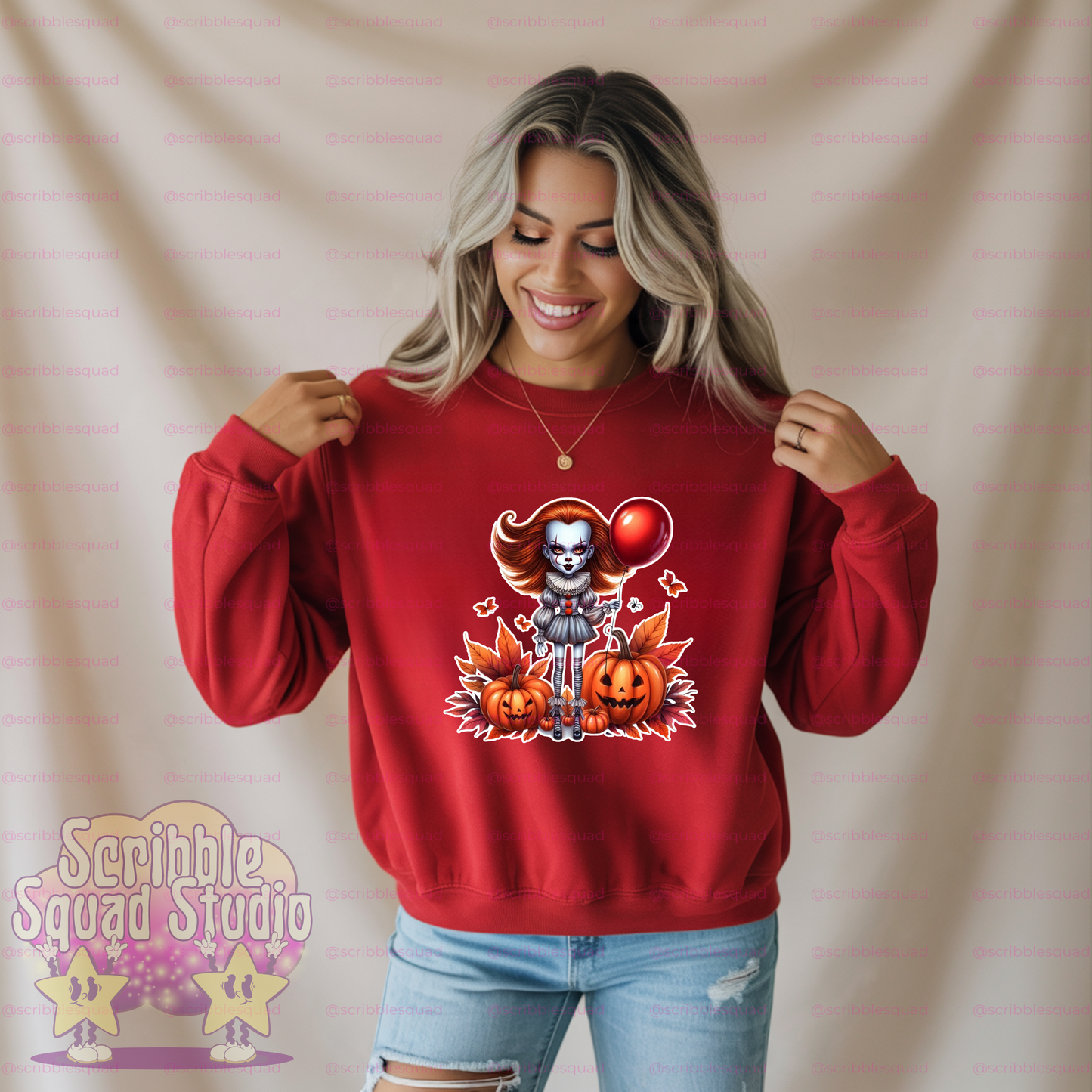 SPOOKY BRAT CLOWN PNG
