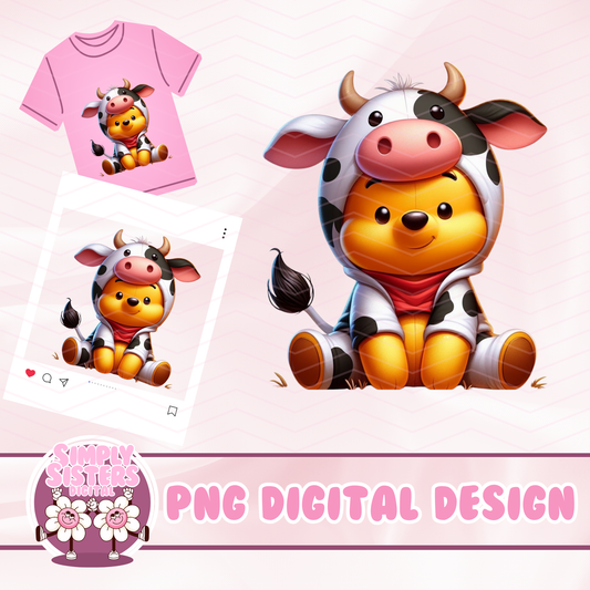 COW COSTUME POOH