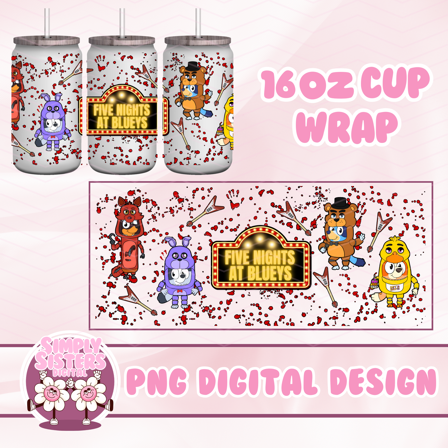 FIVE NIGHTS AT BLUEY’S WRAP