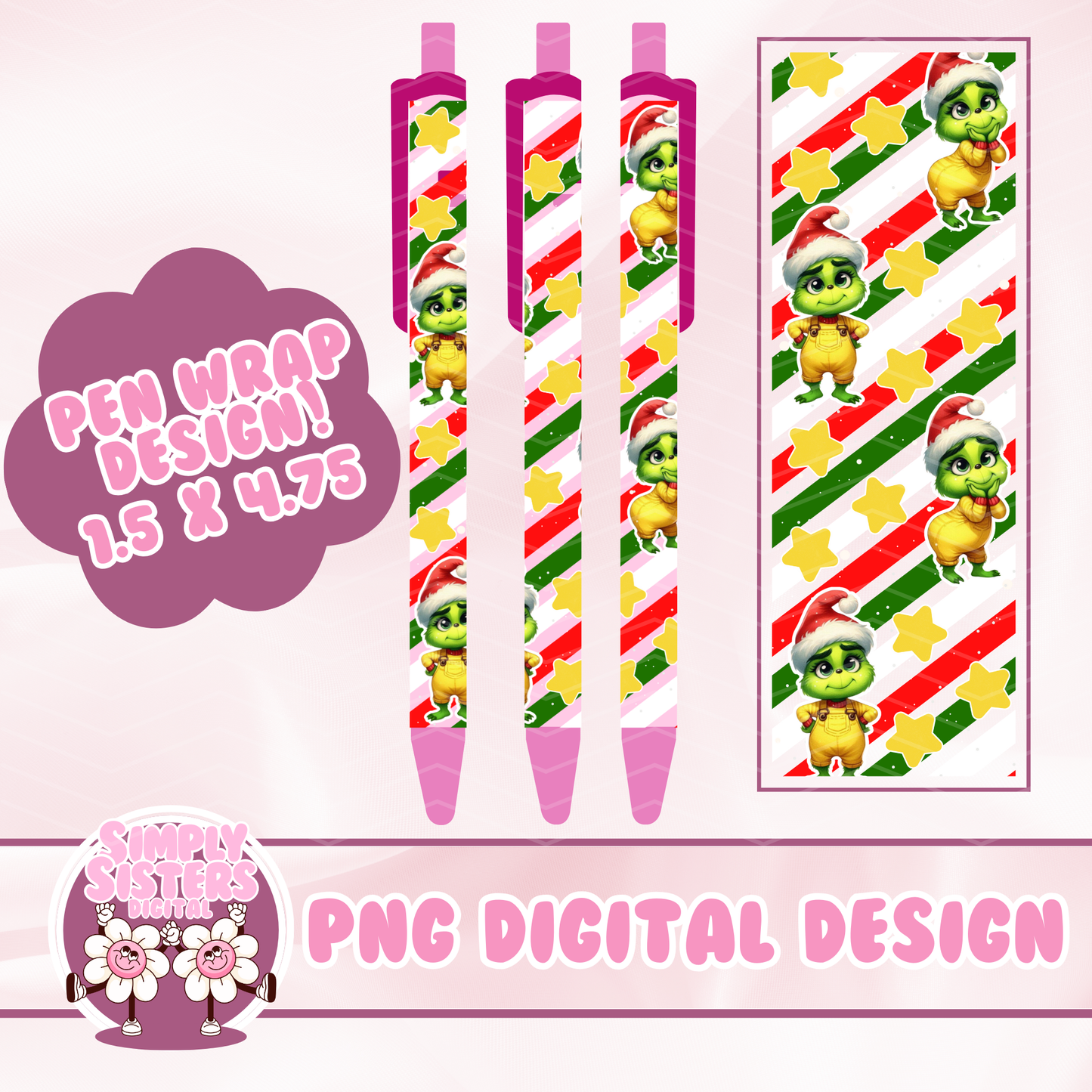 BABY GRINCH PEN WRAP
