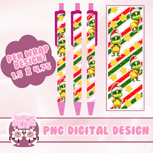 BABY GRINCH PEN WRAP