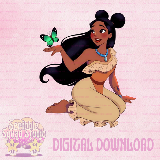 POCAHONTAS GOES TO DISNEY PNG