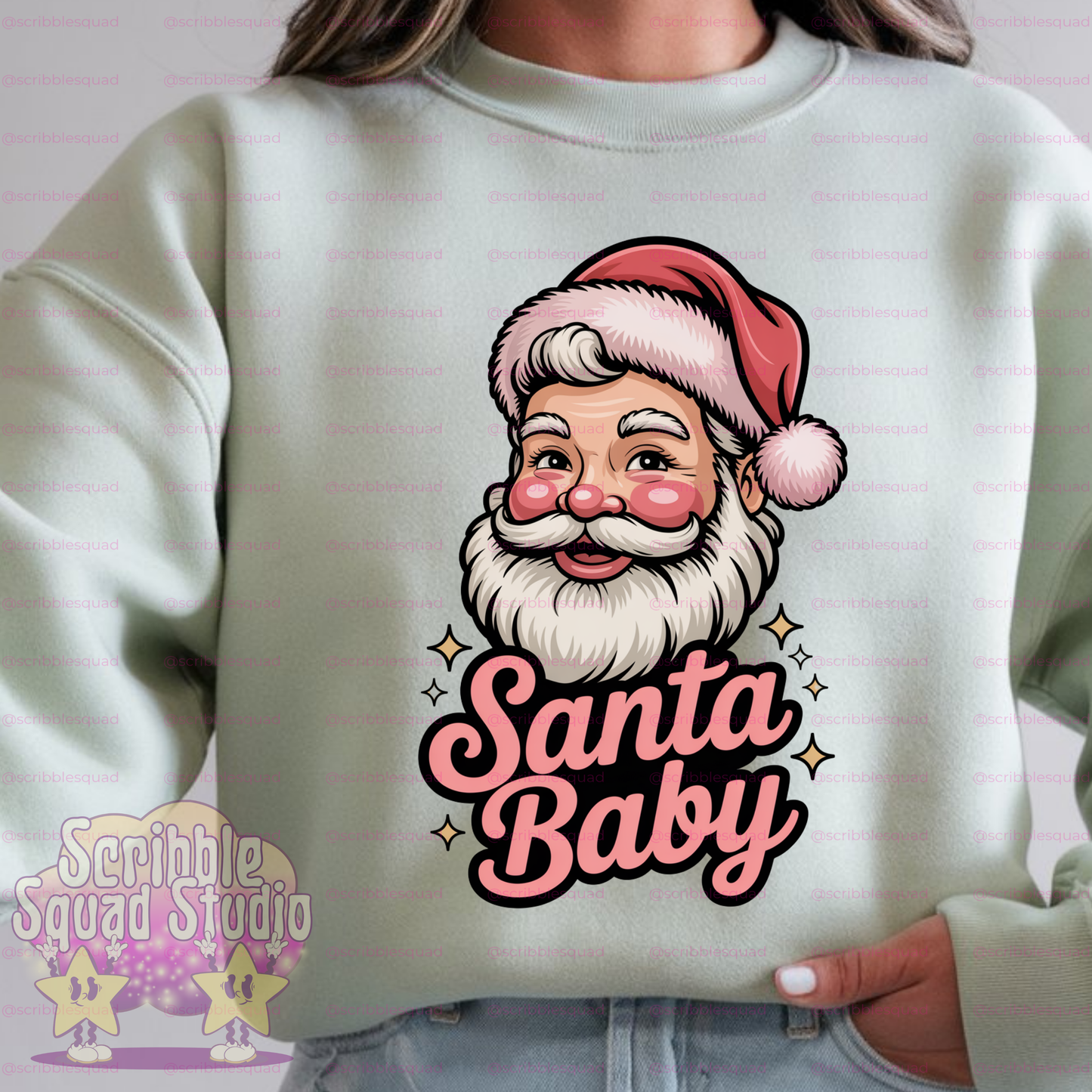 SANTA BABY PNG