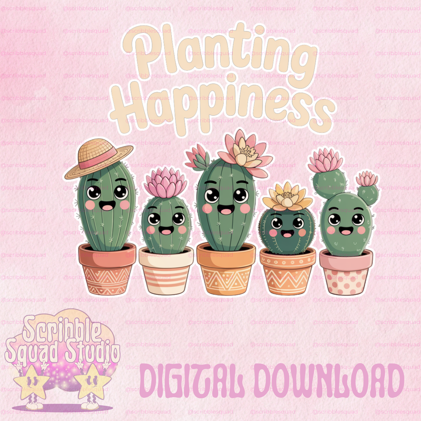 PLANTING HAPPINESS PNG