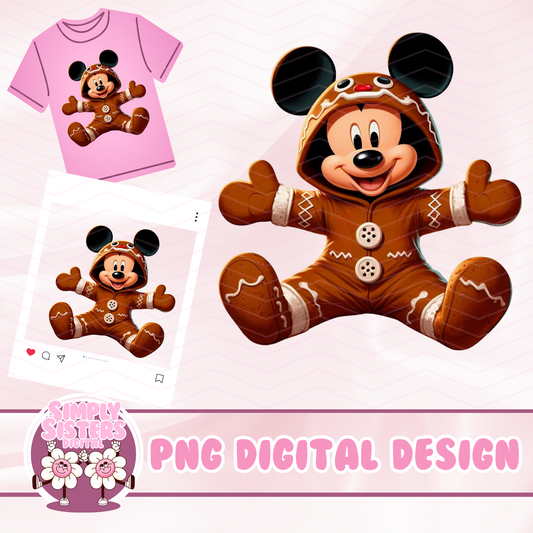GINGERBREAD MICKEY PNG