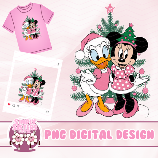 MINNIE DAISY CHRISTMAS PNG
