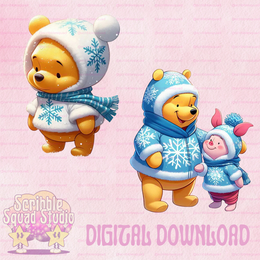 WINTER WINNIE PNG