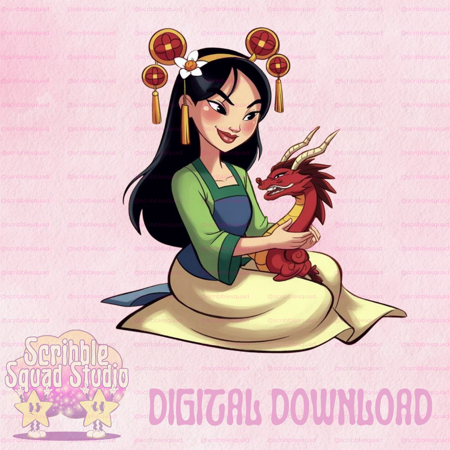 MULAN AND FRIEND PNG